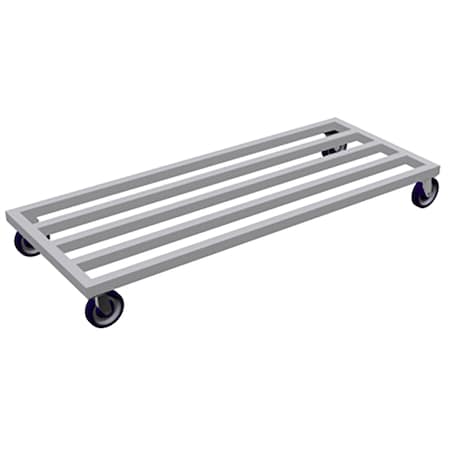 Lockwood Manufacturing 24" x 60" x 8" 1000 lb Capacity Mobile Dunnage Rack MDR-2460-5